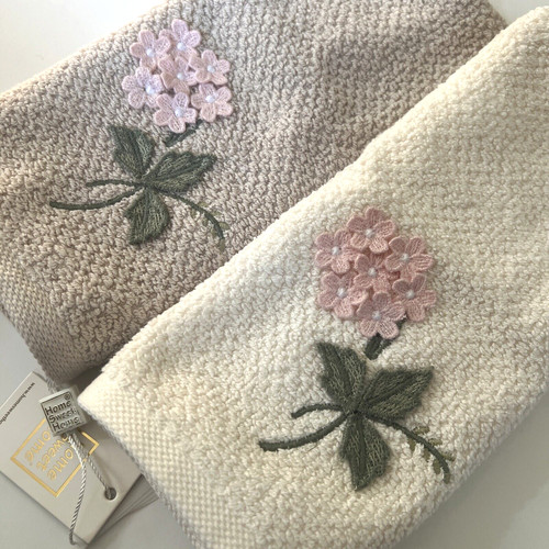 Girls hand towel flowers - girls,