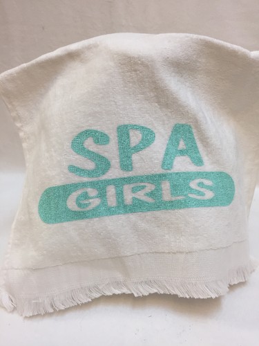 Salon towels printed spa girls - salon,