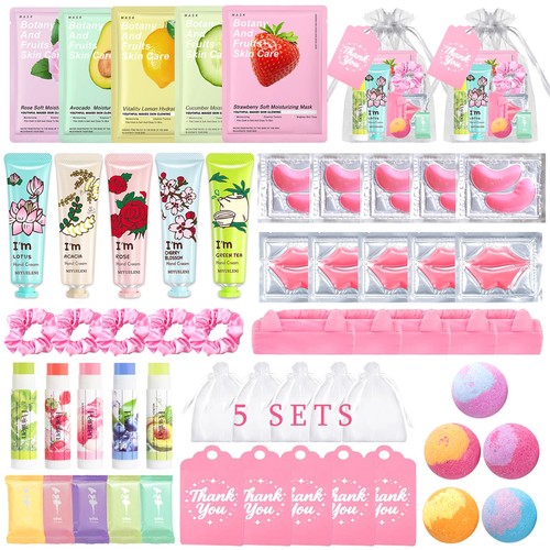 55pcs spa skincare set - set, for